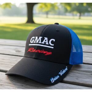 Brian Vickers Nascar Hat Cap GMAC Racing Sports Design Adjustable